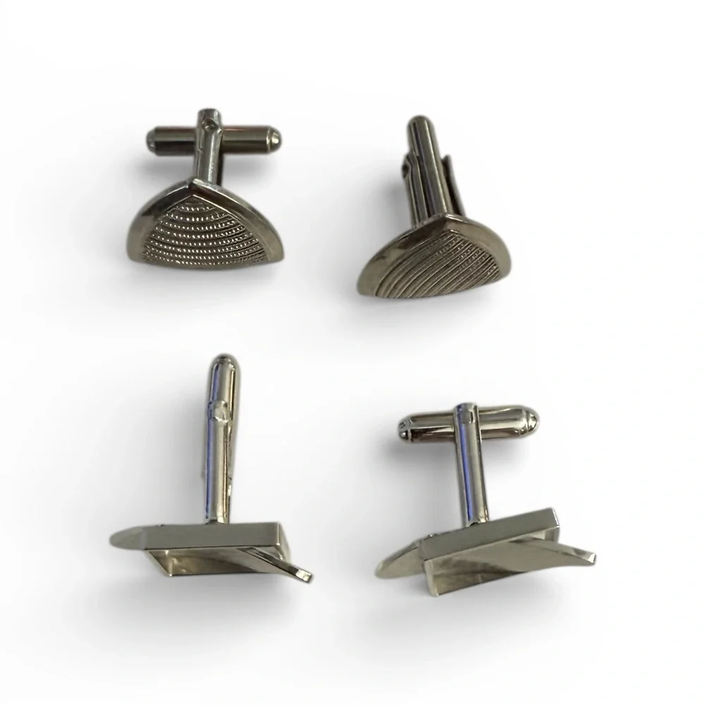 Vintage Elegant Silver Cufflinks